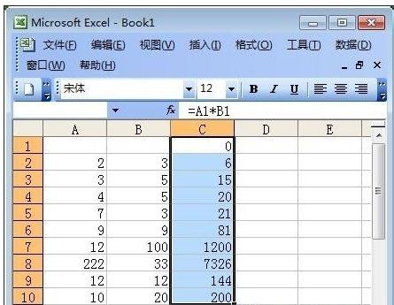 excel相乘函数使用方法