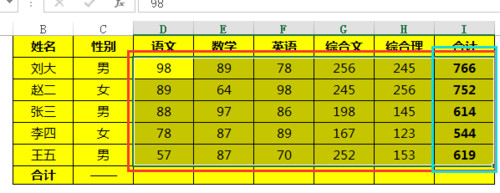 Excel表格怎么快速求和(Excel求和快捷键)